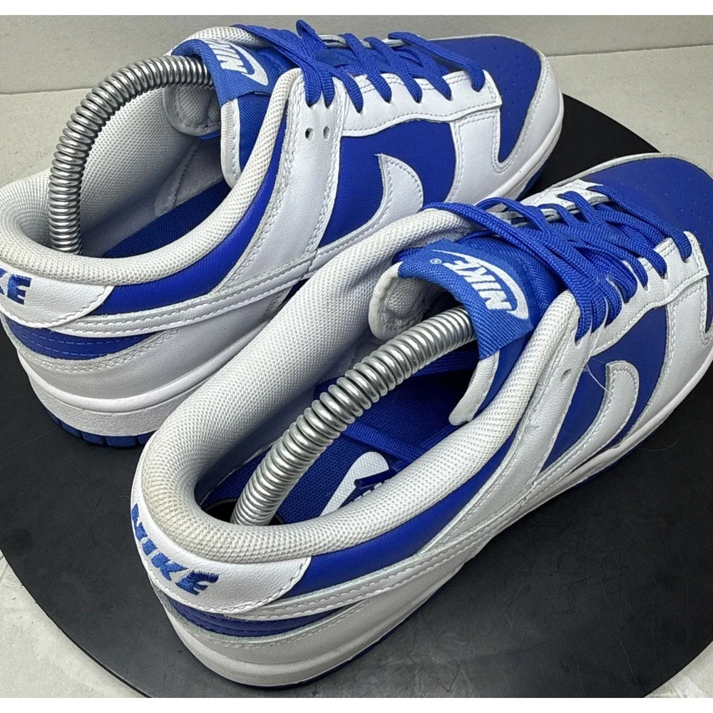 Nike Dunk Low Racer Blue White Reverse Kentucky Mens Sneaker DD1391-401 Size 7.5